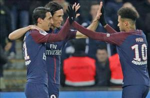 Tổng hợp: PSG 5-2 Strasbourg (Vòng 26 Ligue 1 2017/18)