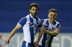 Tổng hợp: Wigan 1-0 Man City (Vòng 5 FA Cup 2017/18)