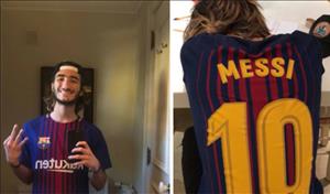 Con trai HLV Mourinho thể hiện tình yêu với Barca