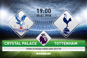 Crystal Palace vs Tottenham (19h00 ngày 25/2): Đánh chiếm Top 4