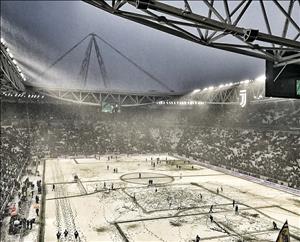 Trận Juventus vs Atalanta bị hoãn do bão tuyết