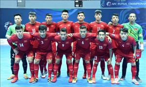 ĐT futsal Việt Nam không xuất hiện trong con số tiêu biểu của AFC