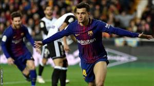 Tổng hợp: Valencia 0-2 Barca (Lượt về bán kết cúp Nhà vua TBN 2017/18)