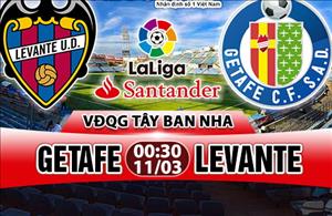 Nhận định Getafe vs Levante 00h30 ngày 11/3 (La Liga 2017/18)