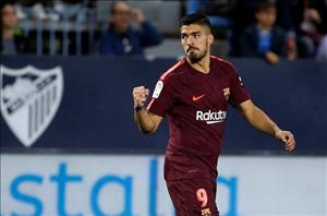 Tổng hợp: Malaga 0-2 Barca (Vòng 28 La Liga 2017/18)