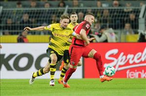 Tổng hợp: Dortmund 3-2 Frankfurt (Vòng 26 Bundesliga 2017/18)