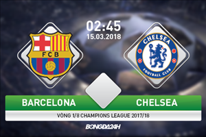 Lịch thi đấu bóng đá UEFA Champions League ngày hôm nay (14/3)