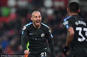 Tổng hợp: Stoke 0-2 Man City (Vòng 30 Premier League 2017/18)