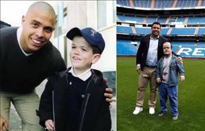 Ronaldo béo xúc động tái ngộ cậu nhóc sau 15 năm