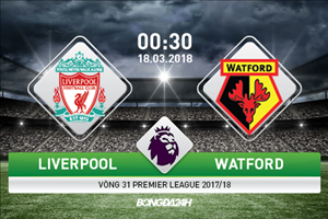 Liverpool 5-0 Watford (KT): Cú poker của siêu Salah