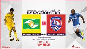 Tổng hợp: SLNA 2-2 Quảng Ninh (Vòng 3 V-League 2018)