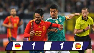 Đức 1-1 Tây Ban Nha: Đại chiến đỉnh cao của hai nhà vô địch