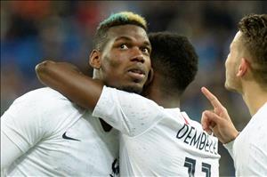 Pogba lập chiến công trên ĐT Pháp và dấu hỏi cho Mourinho