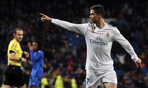 Cristiano Ronaldo lập kỷ lục sau trận thắng của Real Madrid trước Getafe