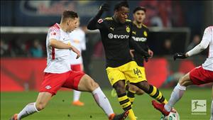 Leipzig 1-1 Dortmund: Bất phân thắng bại
