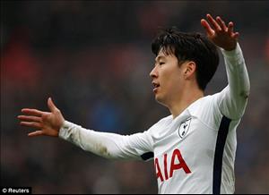 Tổng hợp: Tottenham 2-0 Huddersfield (Vòng 29 Premier League 2017/18)