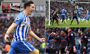 Dư âm Brighton 2-1 Arsenal: Thảm họa phòng thủ