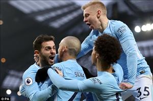 Tổng hợp: Man City 1-0 Chelsea (Vòng 29 Premier League 2017/18)