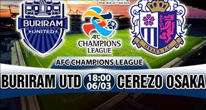 Nhận định Buriram vs Cerezo Osaka 18h00 ngày 6/3 (AFC Champions League 2018)