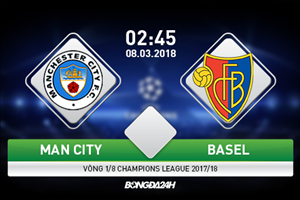 Man City vs Basel (02h45 ngày 08/03): Dạo chơi ở Etihad