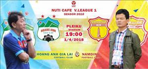 HAGL vs Nam Định (19h00 ngày 1/4): Chờ 3 điểm đầu tiên