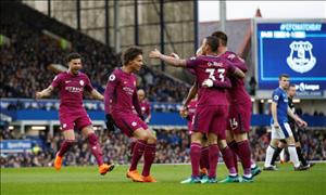 Tổng hợp: Everton 1-3 Man City (Vòng 32 Premier League 2017/18)