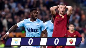 Lazio 0-0 Roma: Derby không bàn thắng
