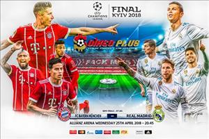 Kết quả Bayern Munich vs Real Madrid trận đấu lượt đi bán kết Champions League 2017/18