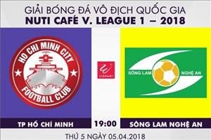 Tổng hợp: TPHCM 0-2 SLNA (Vòng 1 V-League 2018)