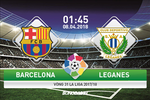 Barca 3-1 Leganes (KT): Cú hattrick của Messilona