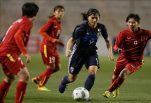 VCK vô địch châu Á 2018: Nữ Việt Nam thua đậm Nhật Bản