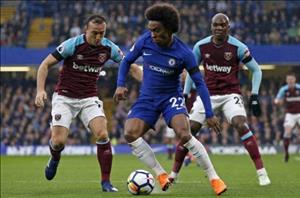 Tổng hợp: Chelsea 1-1 West Ham (Vòng 33 Premier League 2017/18)