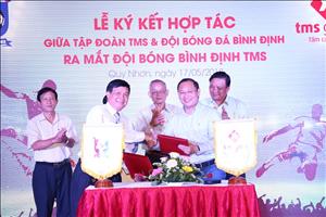Bóng đá Bình Định có nhà tài trợ mới – Ra mắt Bình Định TMS