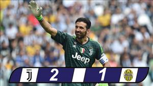 Juventus 2-1 Verona: Món quà chia tay huyền thoại Buffon