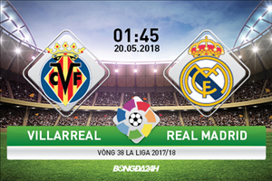 Nhận định Villarreal vs Real (1h45 ngày 20/5): Chiều sâu của ta đây!