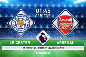 Nhận định Leicester vs Arsenal (1h45 ngày 10/5): Sức mạnh của tinh thần Wenger