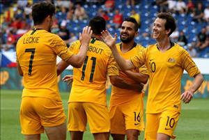 Tổng hợp: Australia 4-0 Séc (Giao hữu quốc tế)