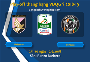 Nhận định Palermo vs Venezia 23h30 ngày 10/6 (Playoff thăng hạng Serie A)