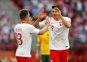 Tổng hợp: Ba Lan 4-0 Lithuania (Giao hữu quốc tế)