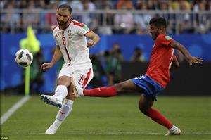 Ivanovic phá kỷ lục trong ngày Serbia giành chiến thắng tại World Cup 2018