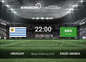 Nhận định Uruguay vs Saudi Arabia (22h00 ngày 20/06): Thiên đường và địa ngục