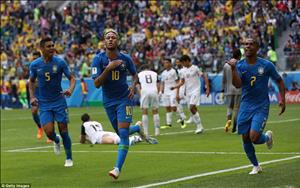 Dư âm Brazil 2-0 Costa Rica: Siêu nhân và siêu sao