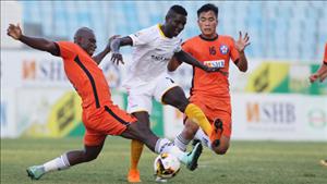 Đà Nẵng 2-2 SLNA (KT): Cầm chân nhau trong cơn mưa