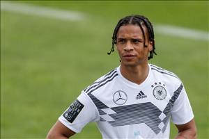 Leroy Sane bình tĩnh phản ứng sau cú sốc bị loại khỏi World Cup 2018