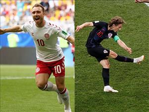 Link xem trực tiếp Croatia vs Đan Mạch vòng 1/8 World Cup 2018