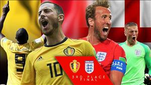 Kết quả Bỉ vs Anh trận đấu tranh hạng 3 World Cup 2018