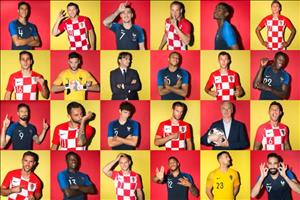Đội hình siêu khủng kết hợp giữa Pháp và Croatia