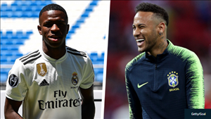 Tân binh Real Madrid mơ được làm đồng đội của Neymar