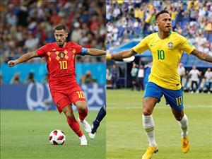 Lịch sử đối đầu Brazil vs Bỉ trước trận tứ kết World Cup 2018