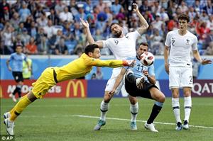 Những thống kê đáng nhớ sau trận đấu Uruguay 0-2 Pháp